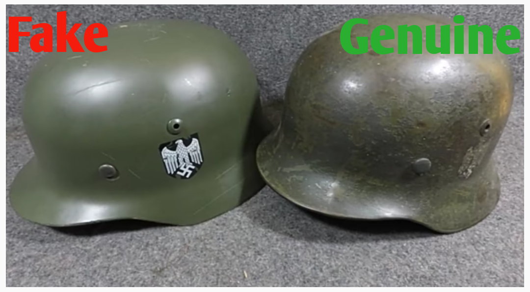 How to spot a fake german helmet - offshoremaz