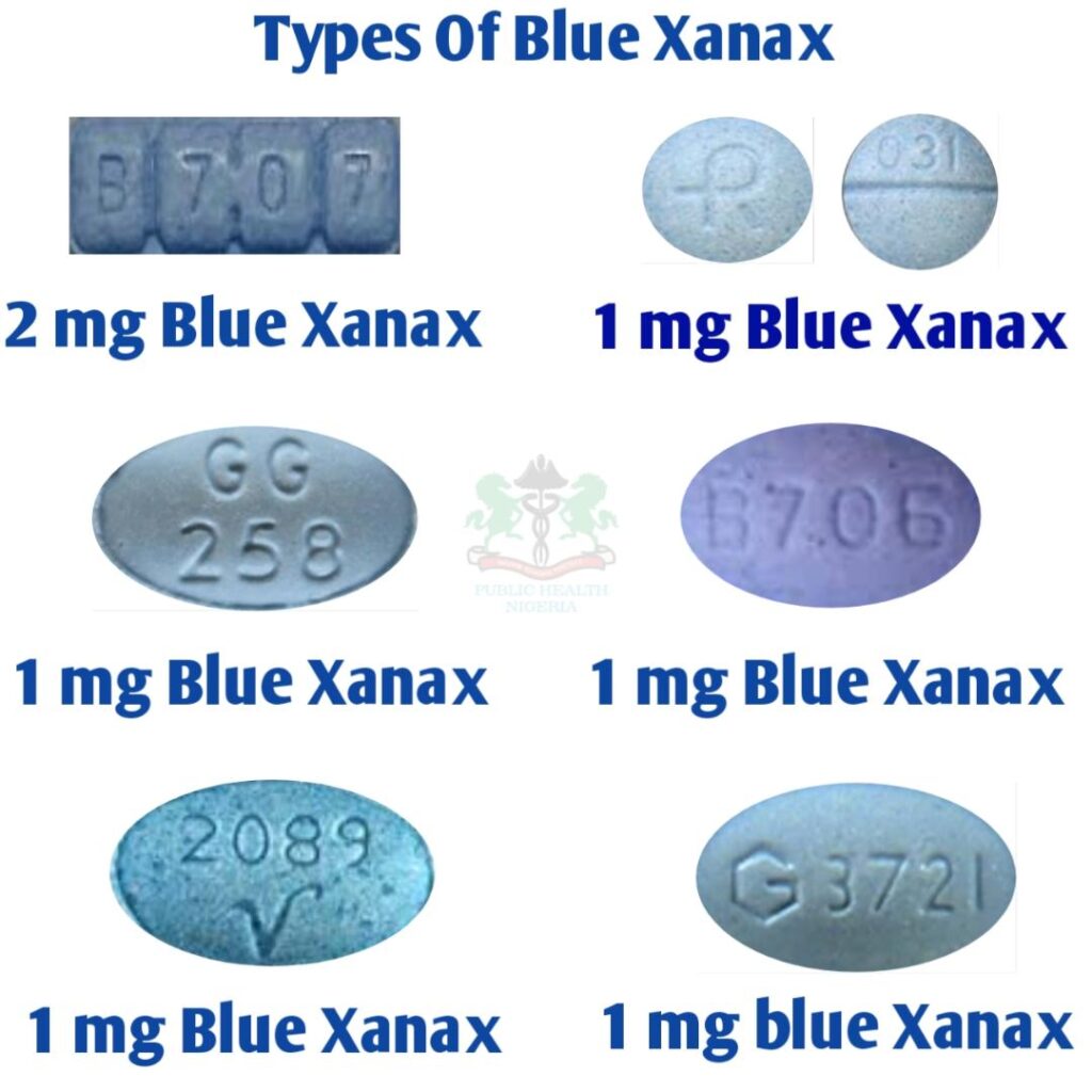 Types of Blue Xanax Bars and Pills Public Health