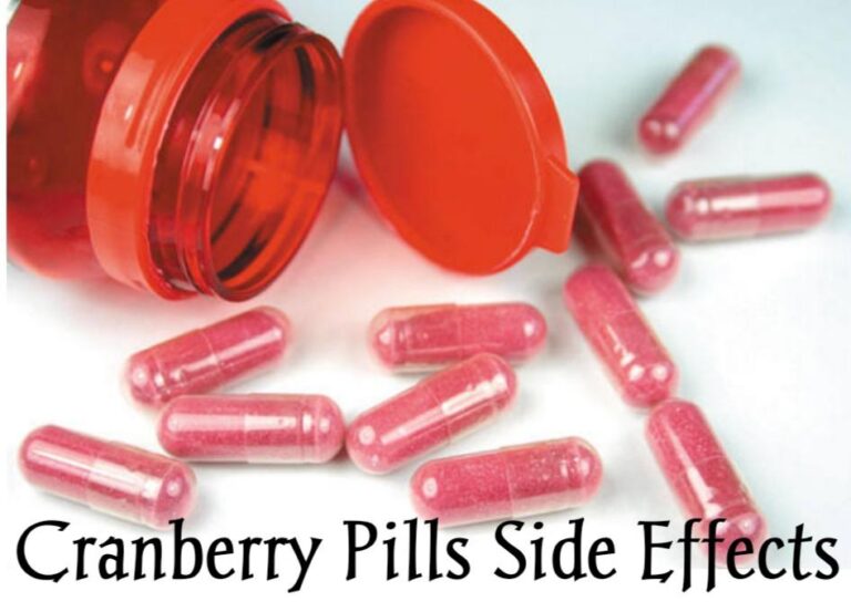 What are the Side Effects of Taking Cranberry Pills? Public Health