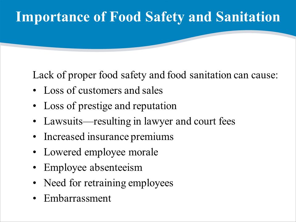 Why Is Food Safety And Sanitation Important Public Health